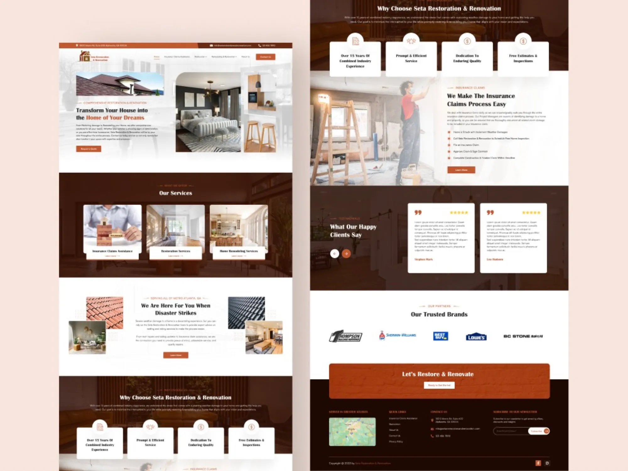 Seta Construction: homepage