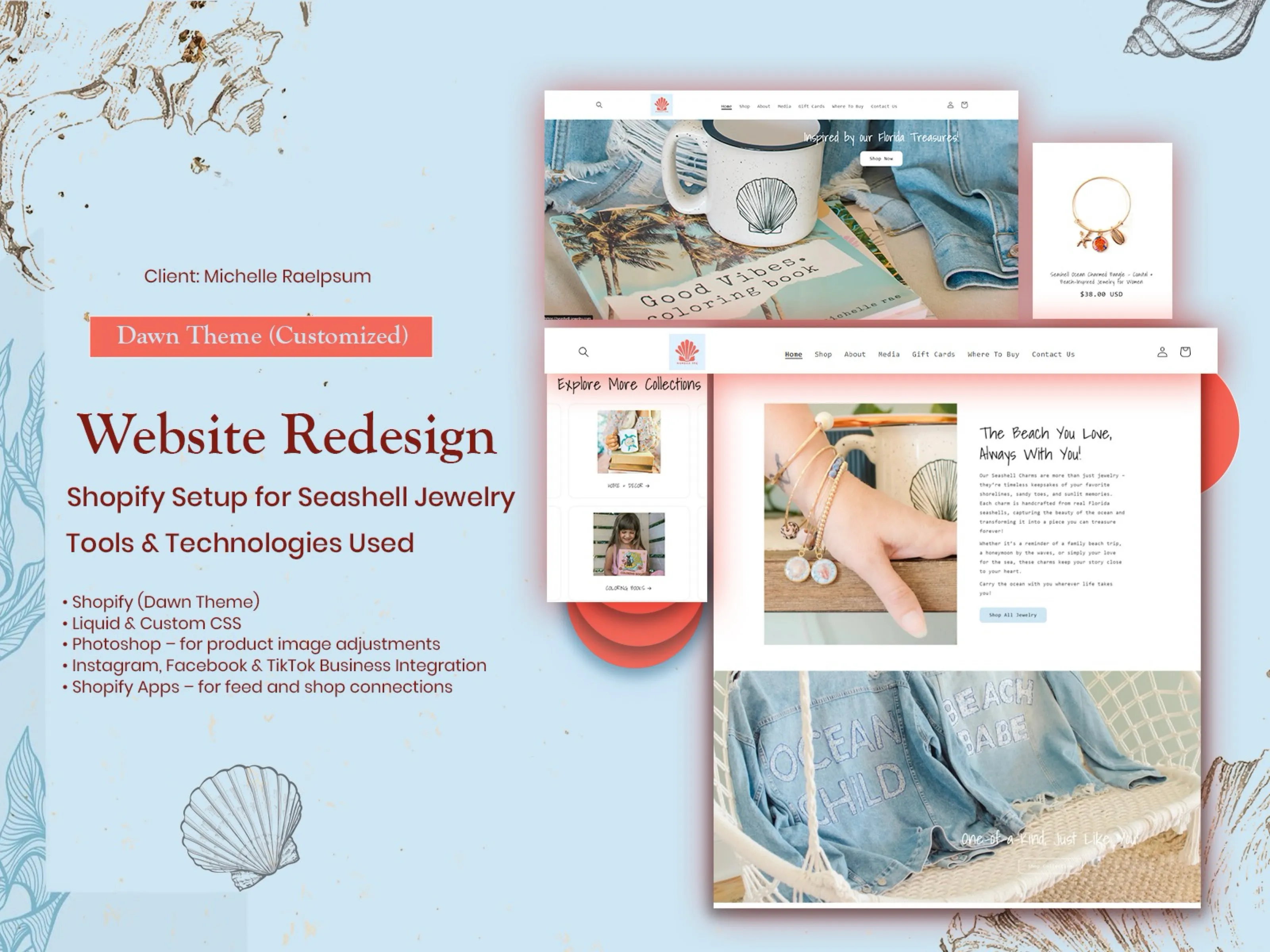 Seashell Jewelry: homepage