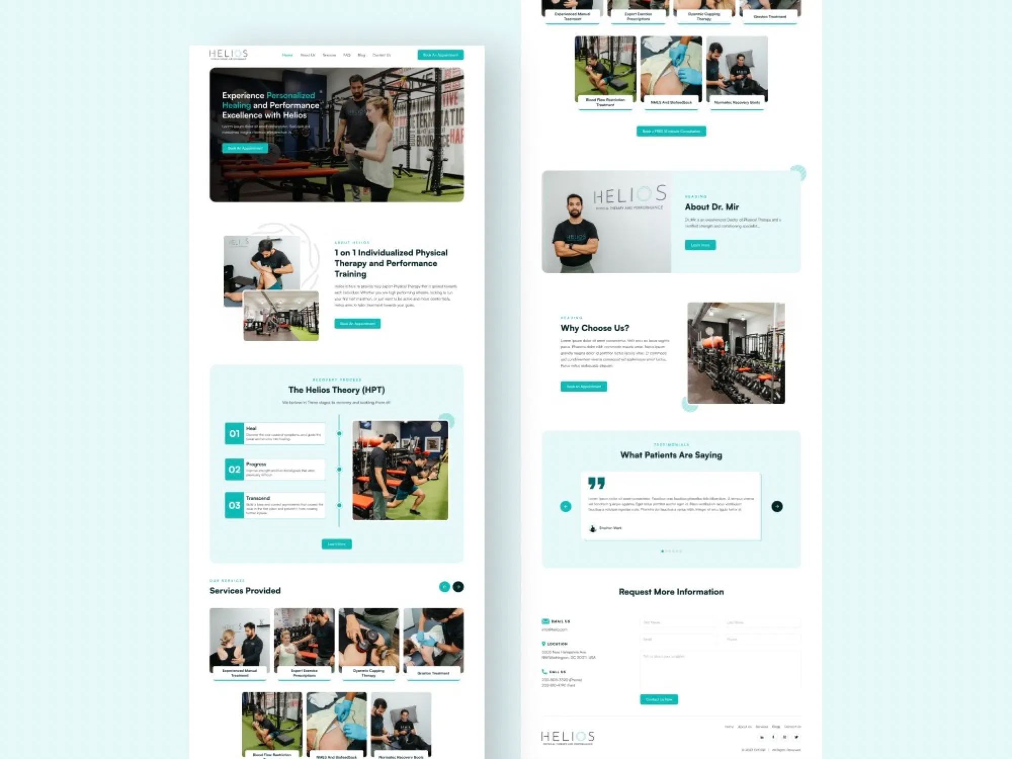 Helios: homepage