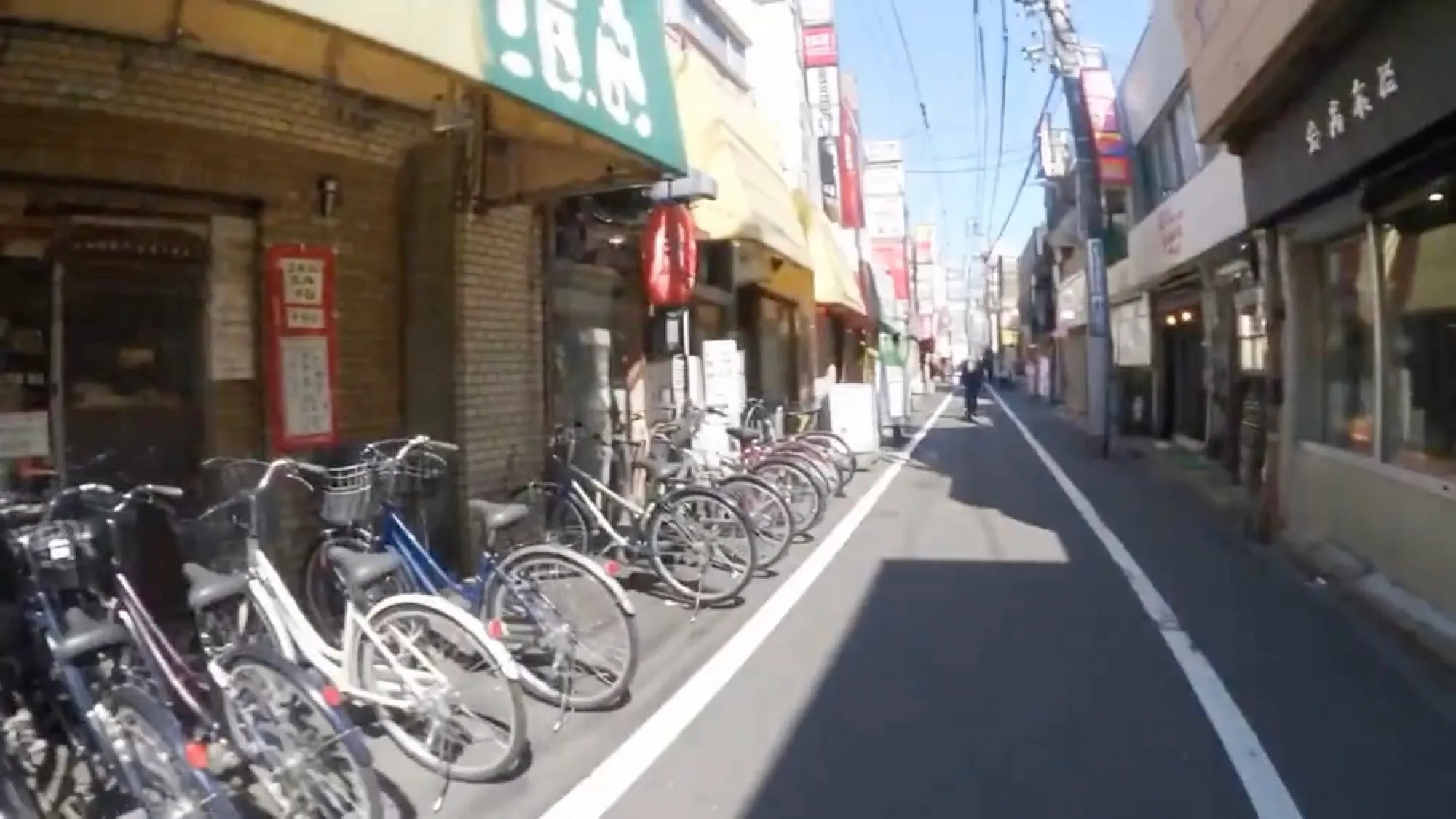 Street scene with bicycles from the AI travel reel