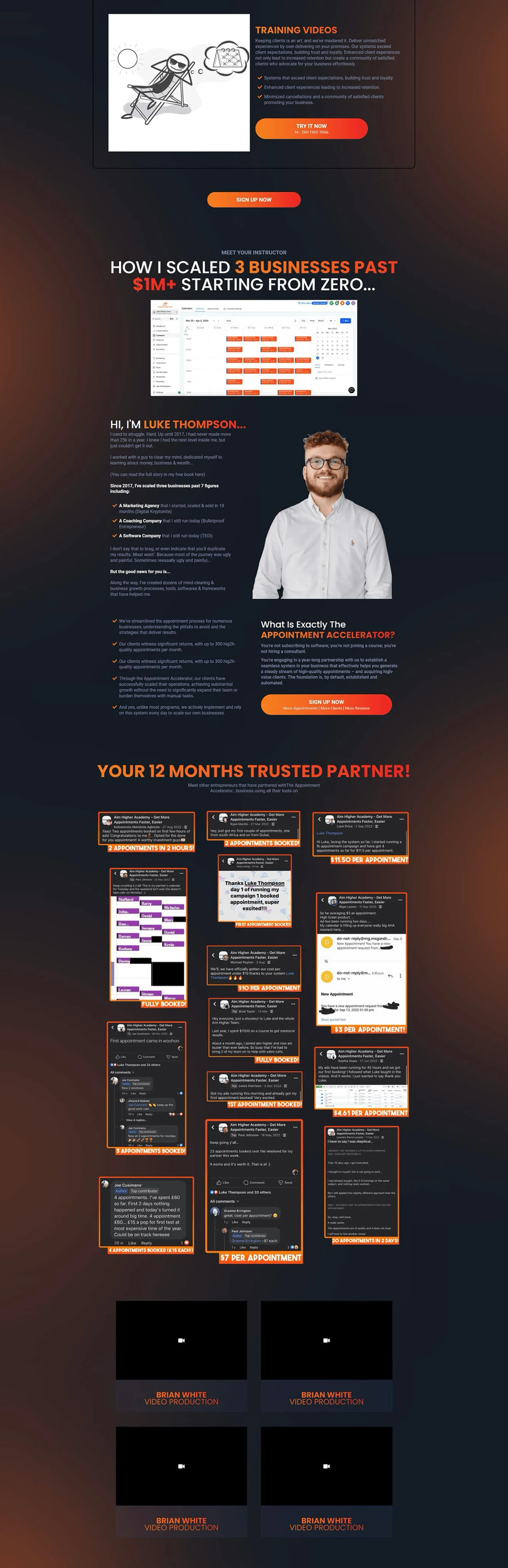 GoHighLevel SaaS snapshot template for a marketing company: funnel