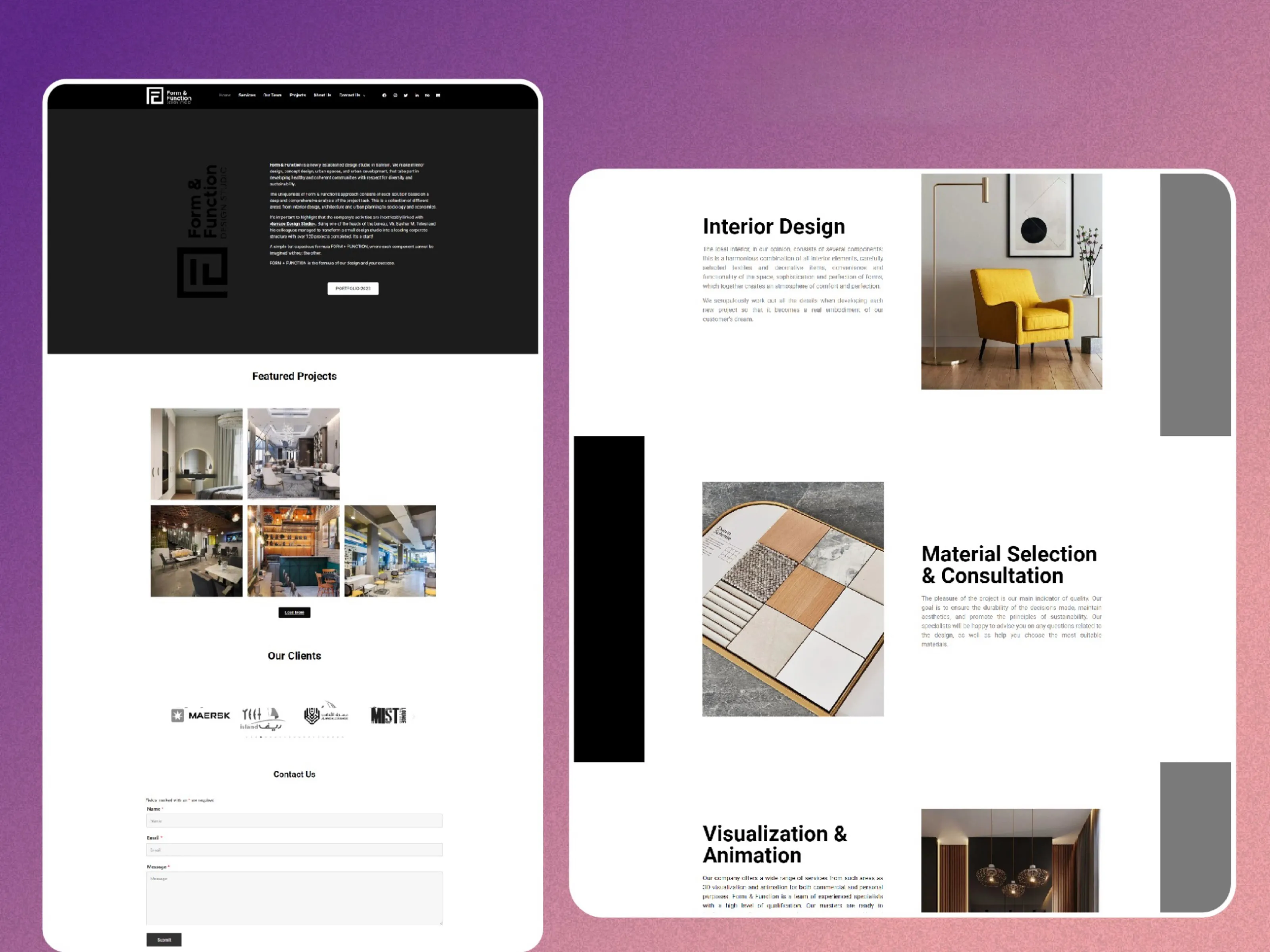 Webflow website design 6
