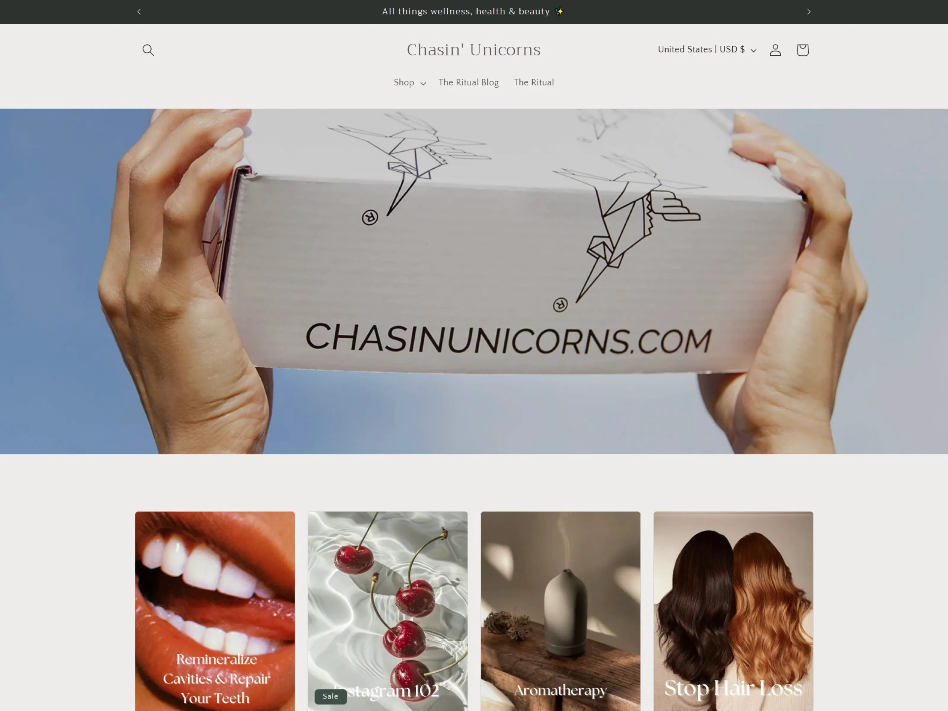 Chasin' Unicorns: homepage