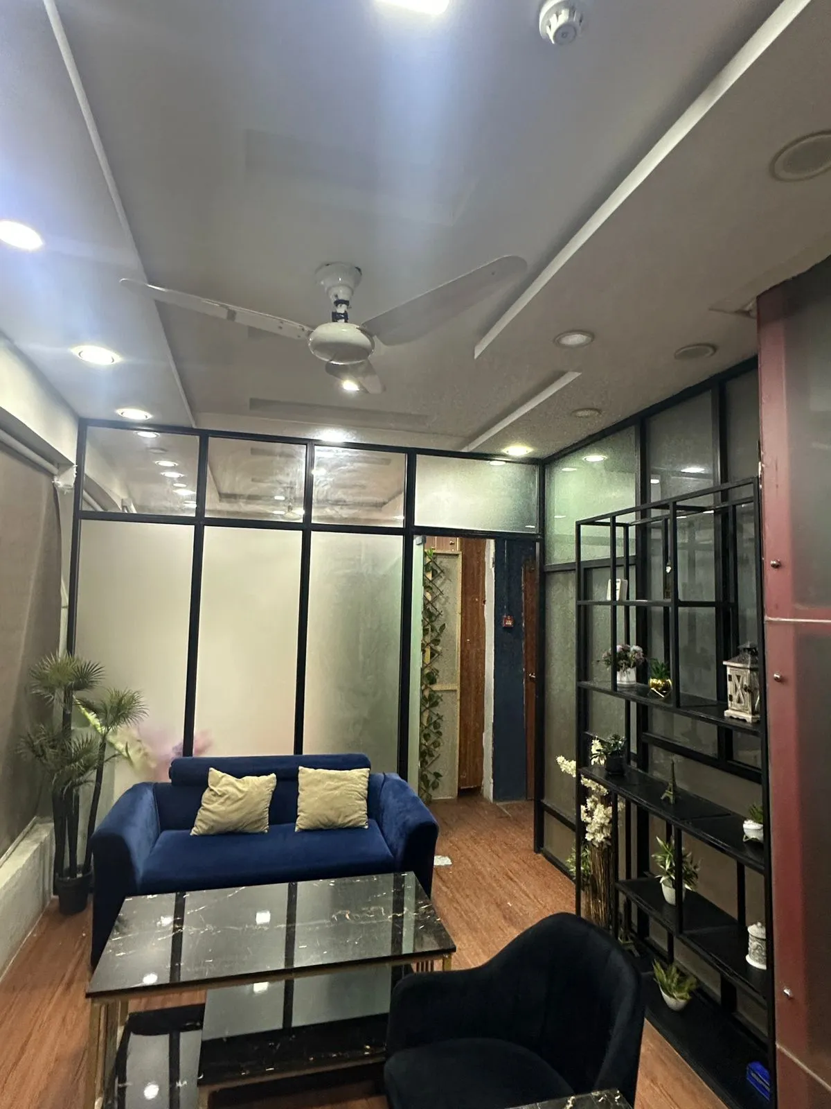 Reception seating area
