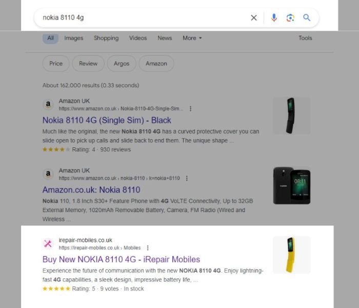 Before and after mobile repair showcasing social media marketing impact on iRepair Mobiles.